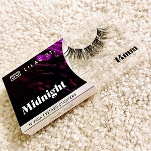 ‘MIDNIGHT’ by Lilac St. Lashes, 14mm., Black, NWB!